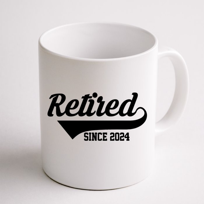 Retired Since 2024 Retirement Gift Front & Back Coffee Mug