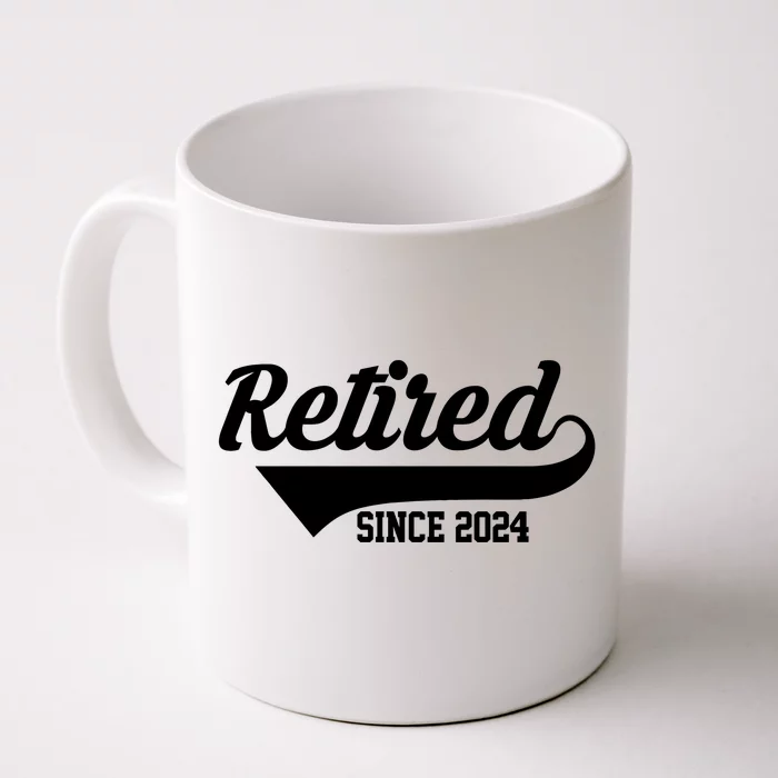 Retired Since 2024 Retirement Gift Front & Back Coffee Mug