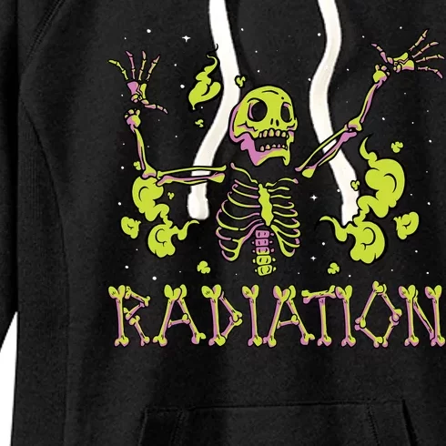 Radiation Skeleton Women's Fleece Hoodie