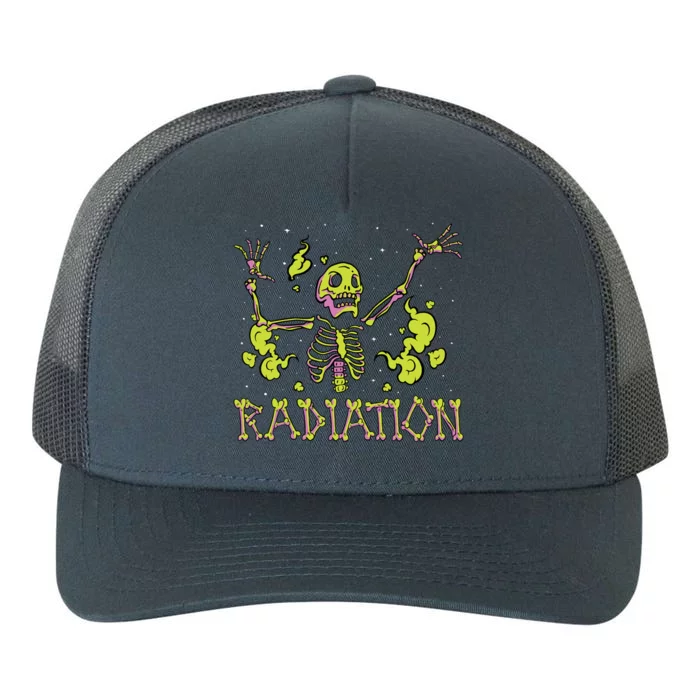 Radiation Skeleton Yupoong Adult 5-Panel Trucker Hat