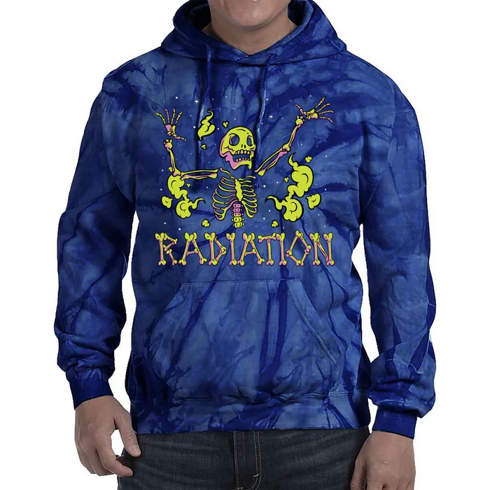 Radiation Skeleton Tie Dye Hoodie