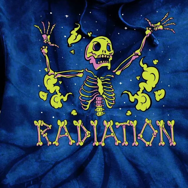 Radiation Skeleton Tie Dye Hoodie