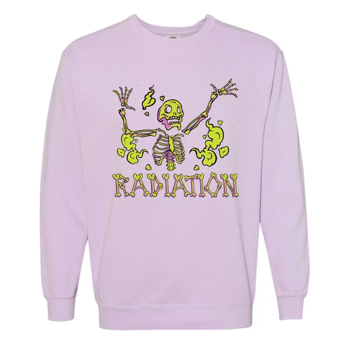 Radiation Skeleton Garment-Dyed Sweatshirt