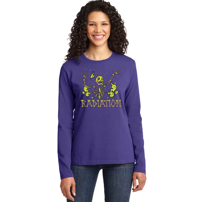 Radiation Skeleton Ladies Long Sleeve Shirt