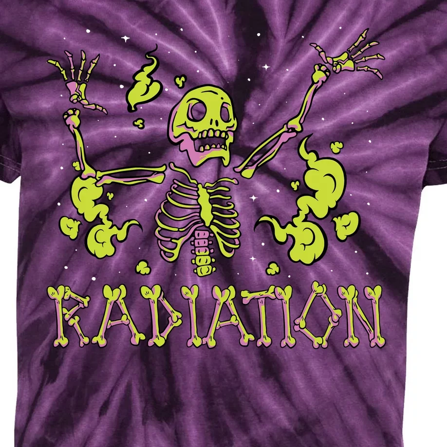 Radiation Skeleton Kids Tie-Dye T-Shirt