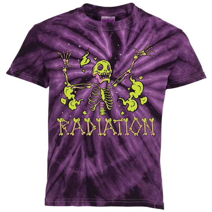 Radiation Skeleton Kids Tie-Dye T-Shirt