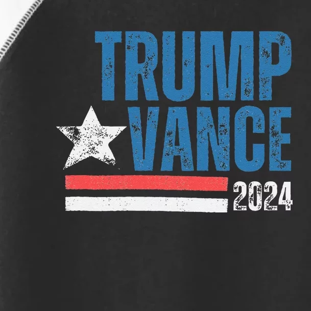 Retro Stripe 45 Trump Jd 2024 Vance Donald Trump 47 Gifts Toddler Fine Jersey T-Shirt