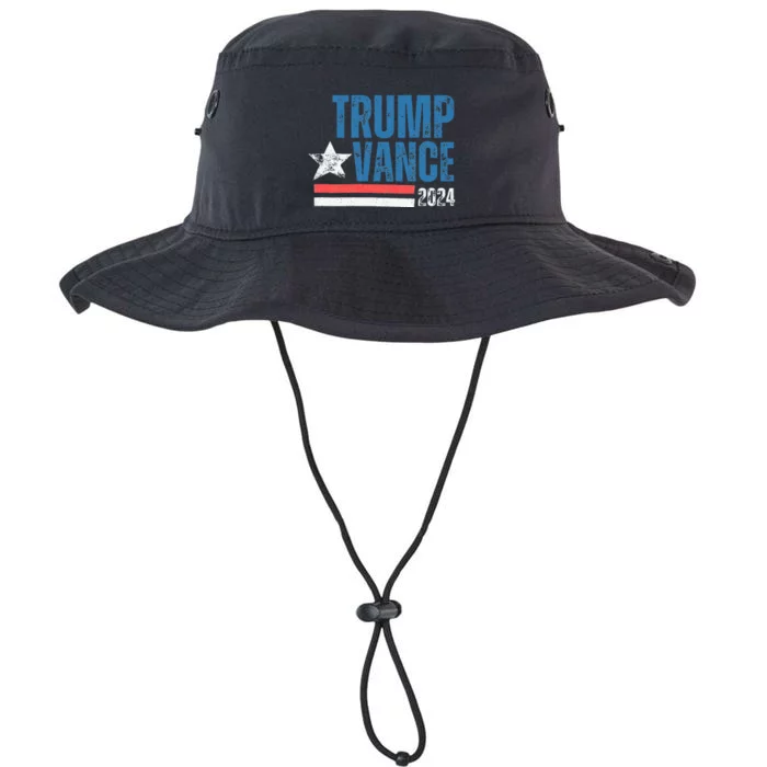 Retro Stripe 45 Trump Jd 2024 Vance Donald Trump 47 Gifts Legacy Cool Fit Booney Bucket Hat