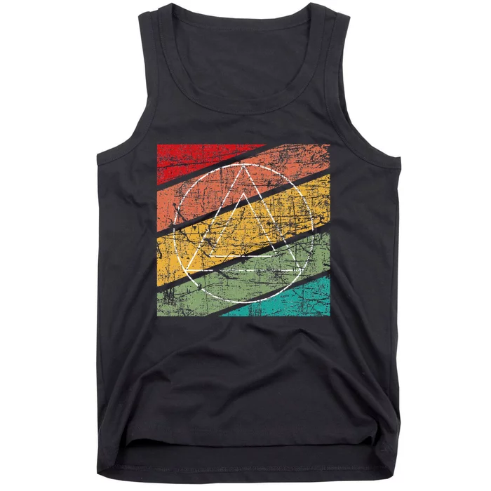 Retro Sobriety Anniversary Sober Aa Na Recovery Tank Top