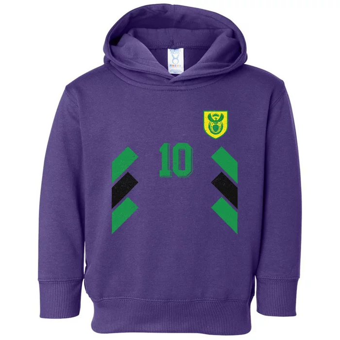 Retro South Africa Soccer Or Football For South African Fans Gift Toddler Hoodie