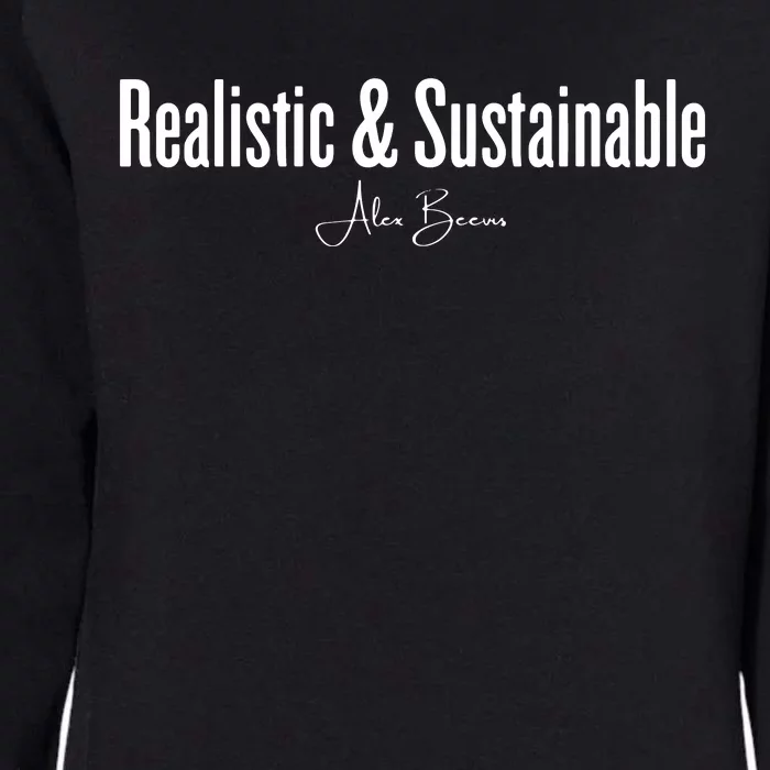 Realistic & Sustainable Alex Beevis Signature Gym Womens California Wash Sweatshirt