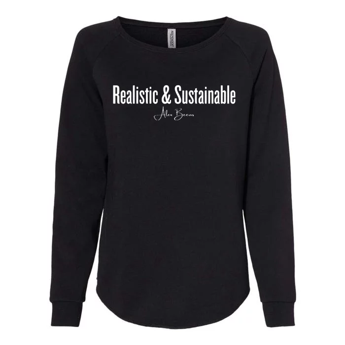 Realistic & Sustainable Alex Beevis Signature Gym Womens California Wash Sweatshirt