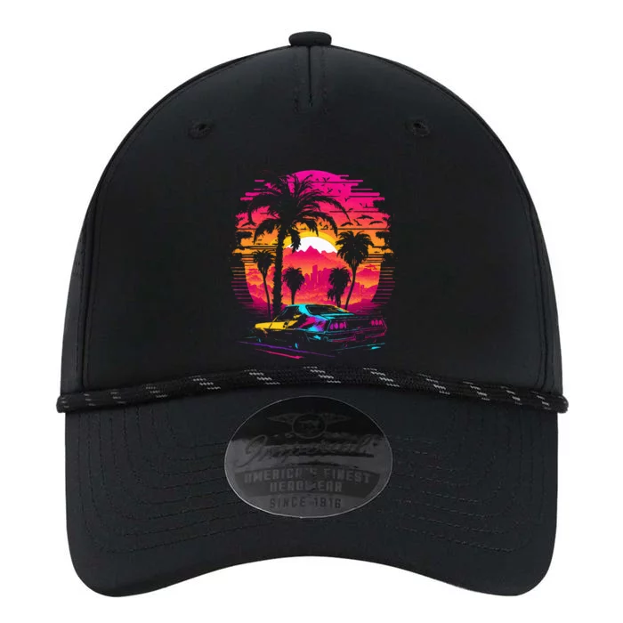 Retrowave Synthwave Aesthetic Sports Car 80s 90s Performance The Dyno Cap