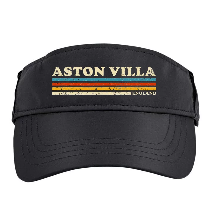 Retro Stripe Aston Villa Adult Drive Performance Visor