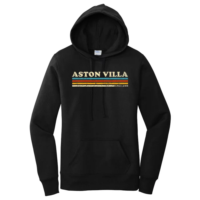 Retro Stripe Aston Villa Women's Pullover Hoodie