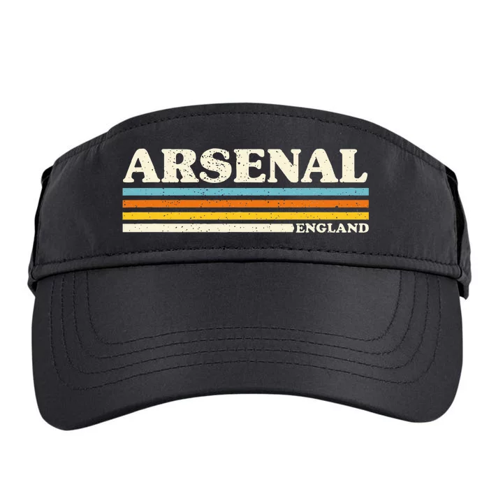 Retro Stripe Arsenal Adult Drive Performance Visor