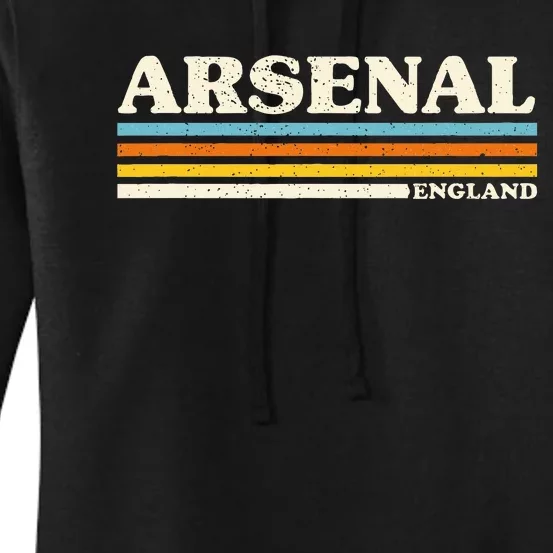 Retro Stripe Arsenal Women's Pullover Hoodie