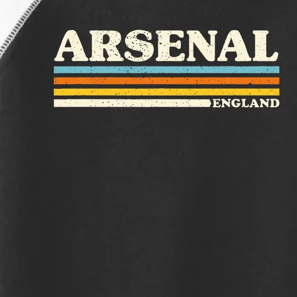 Retro Stripe Arsenal Toddler Fine Jersey T-Shirt