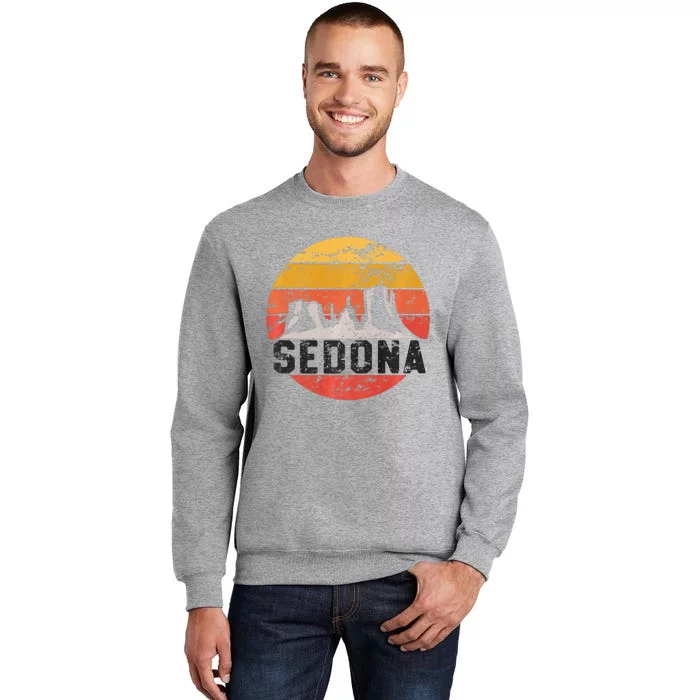 Retro Sedona Arizona Family Vacation Red Rocks Gift Premium Tall Sweatshirt