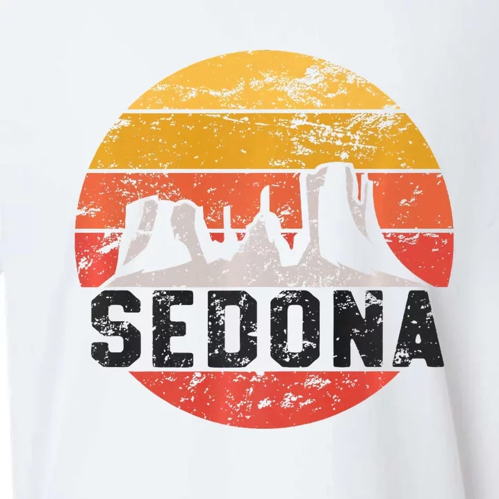 Retro Sedona Arizona Family Vacation Red Rocks Gift Premium Sueded Cloud Jersey T-Shirt