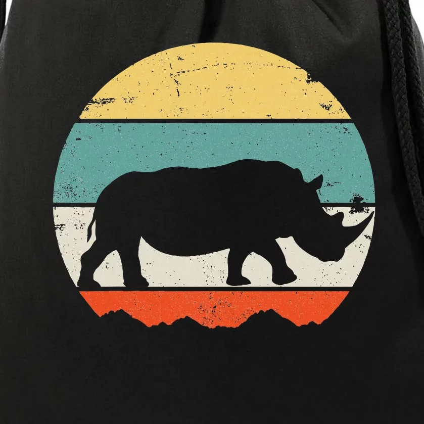 Rhino Safari Africa Namibia Kenya Tanzania Nationalpark Drawstring Bag