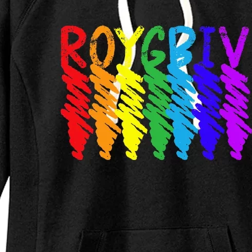 Roygbiv Sketchy Art Teacher Artist Painter Painting Women's Fleece Hoodie