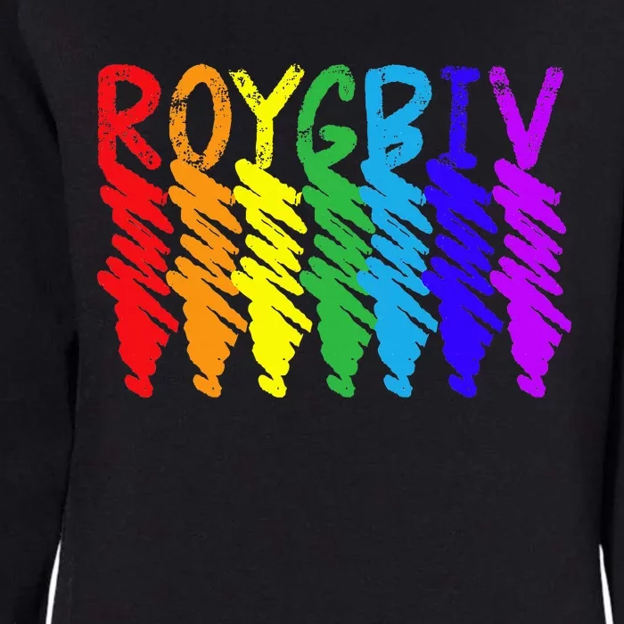 Roygbiv Sketchy Art Teacher Artist Painter Painting Womens California Wash Sweatshirt