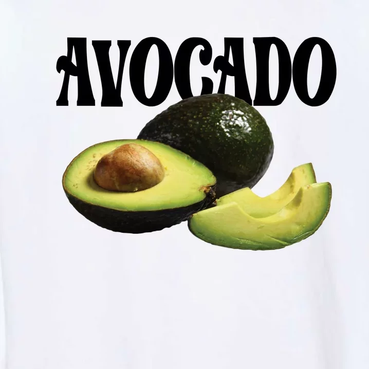 Retro Style Avocado Garment-Dyed Sweatshirt