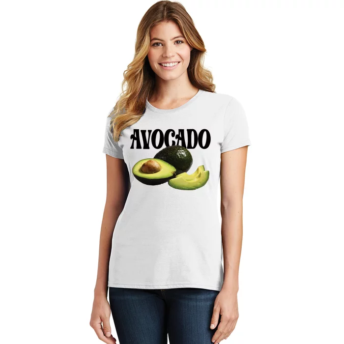 Retro Style Avocado Women's T-Shirt