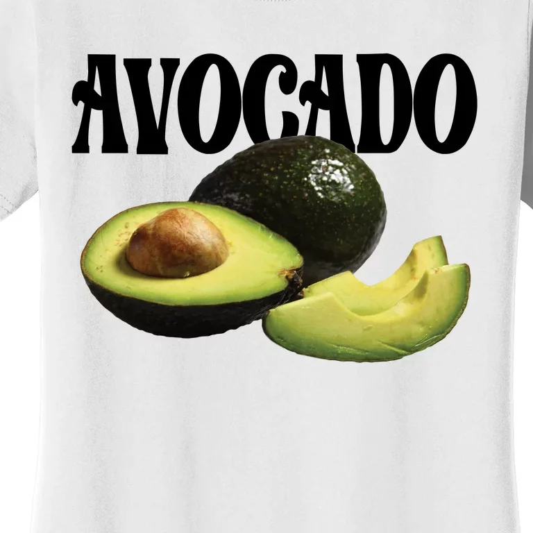 Retro Style Avocado Women's T-Shirt