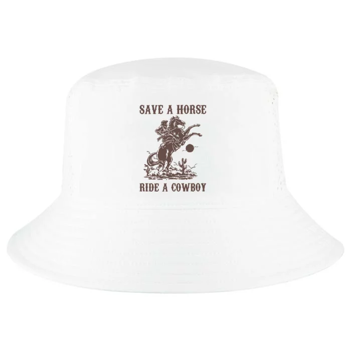 Retro Save A Horse Ride A Cowboy Country Music Cool Comfort Performance Bucket Hat