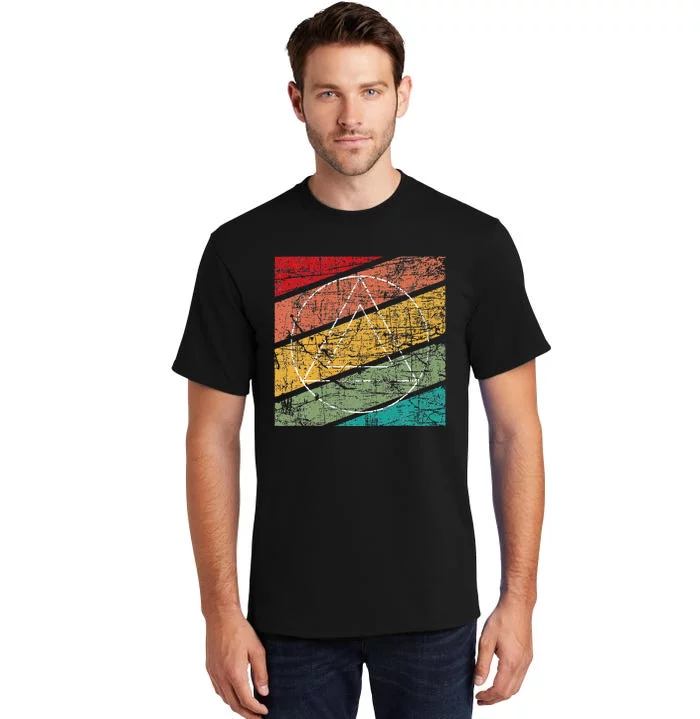 Retro Sobriety Anniversary Sober Aa Na Recovery Tall T-Shirt