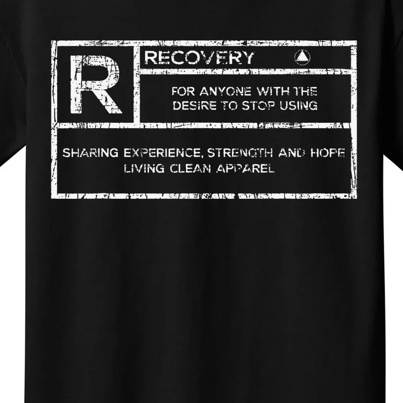 Recovery Sobriety Anniversary Sober AA NA Kids T-Shirt