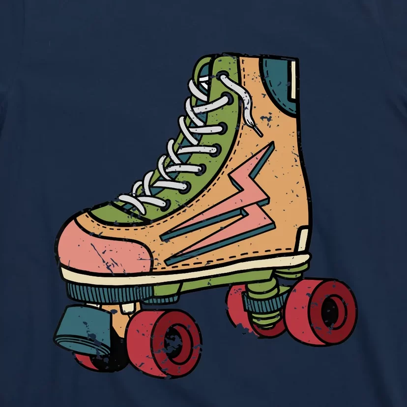 Roller Skating Art 80s Roller Derby Rollerskate T-Shirt