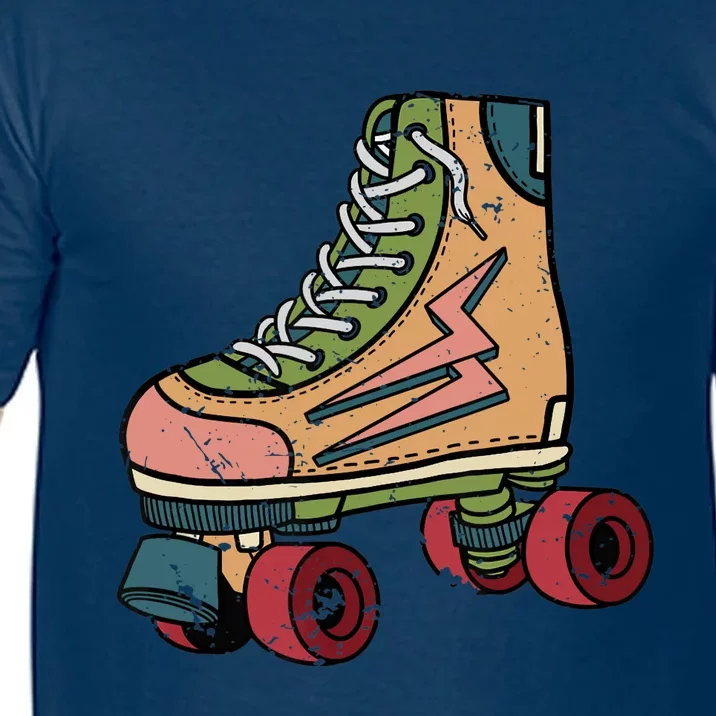 Roller Skating Art 80s Roller Derby Rollerskate Comfort Colors T-Shirt