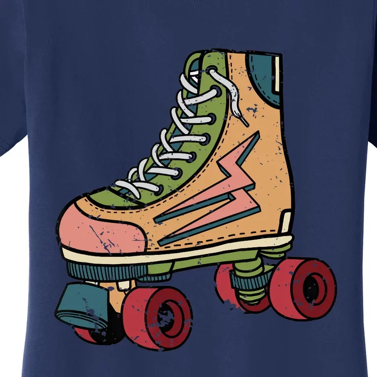 Roller Skating Art 80s Roller Derby Rollerskate Women's T-Shirt