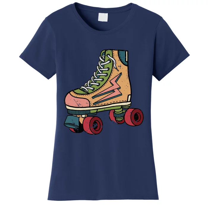 Roller Skating Art 80s Roller Derby Rollerskate Women's T-Shirt