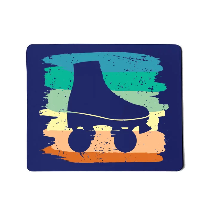 Roller Skating Art 80s Roller Derby Rollerskate Mousepad