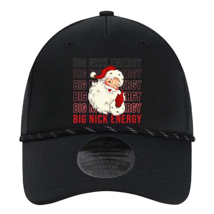 Retro Santa Big Nick Energy Vintage Christmas Gift Performance The Dyno Cap