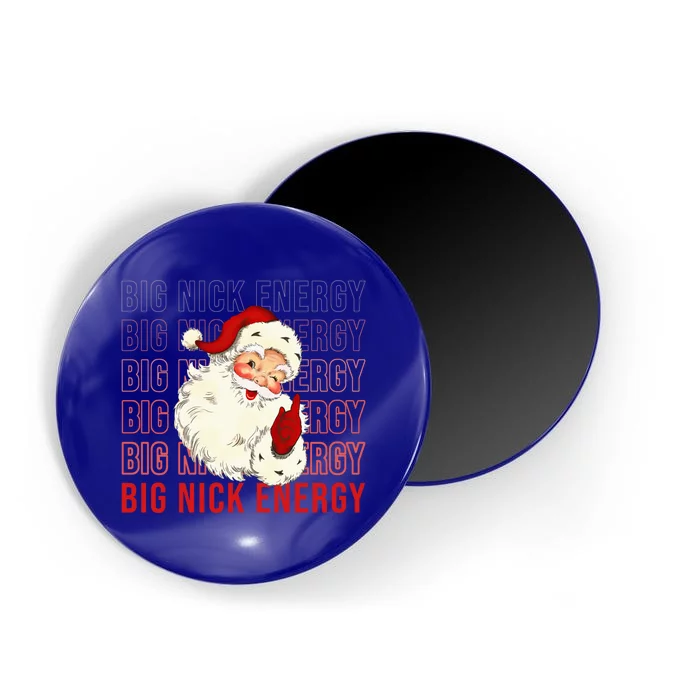 Retro Santa Big Nick Energy Vintage Christmas Gift Magnet