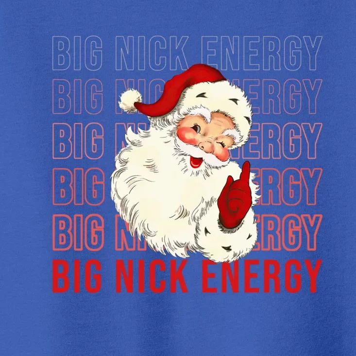 Retro Santa Big Nick Energy Vintage Christmas Gift Toddler T-Shirt