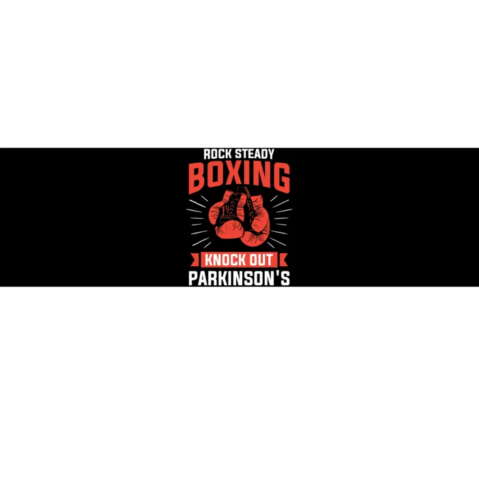 Rock Steady Boxing Knock Out Parkinson's Boxer Bumper Sticker