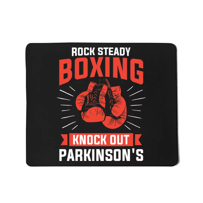 Rock Steady Boxing Knock Out Parkinson's Boxer Mousepad