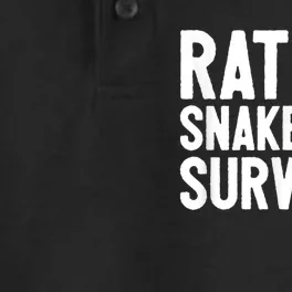 Rattle Snake Bite Survivor Rattlesnake Hospital Dry Zone Grid Performance Polo