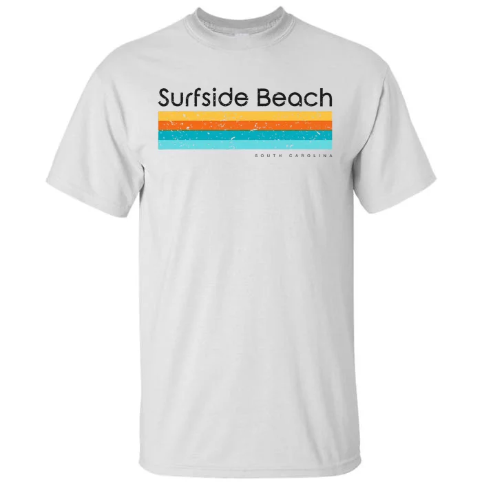 Retro Surfside Beach South Carolina Vintage Design Tall T-Shirt