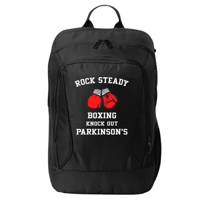 Rock Steady Boxing Knock Out Parkinsons City Backpack