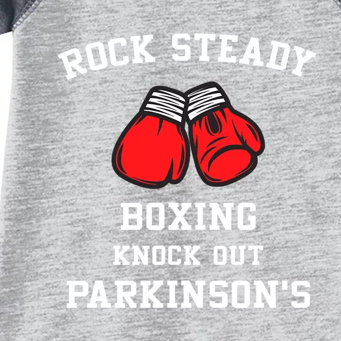 Rock Steady Boxing Knock Out Parkinsons Infant Baby Jersey Bodysuit