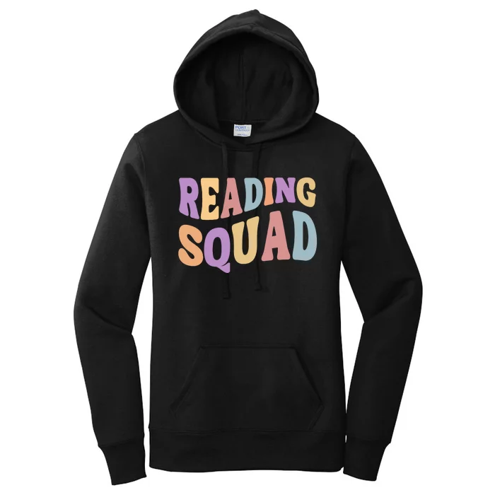 Reading Squad Book Lover Bookworm Women's Pullover Hoodie