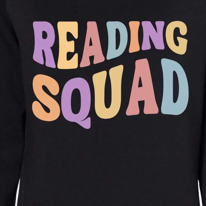 Reading Squad Book Lover Bookworm Womens California Wash Sweatshirt