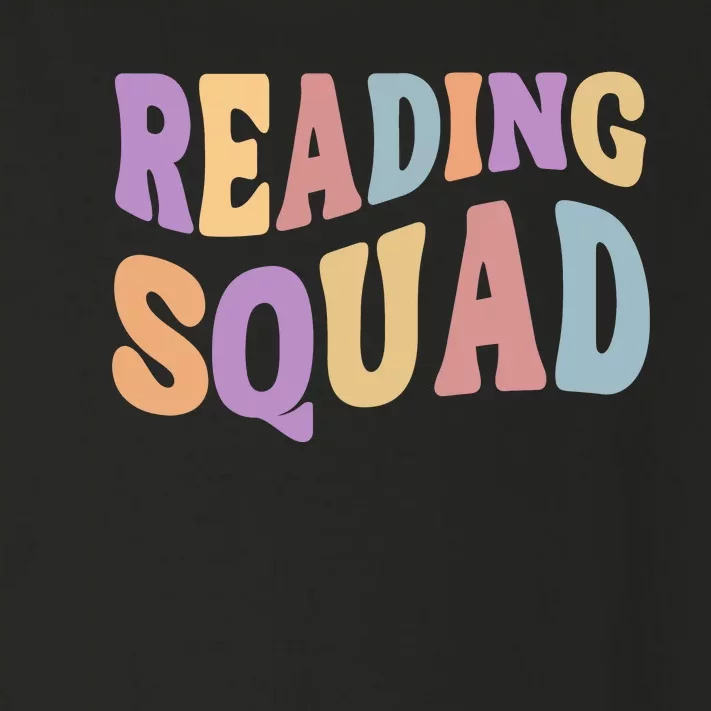 Reading Squad Book Lover Bookworm Toddler Long Sleeve Shirt